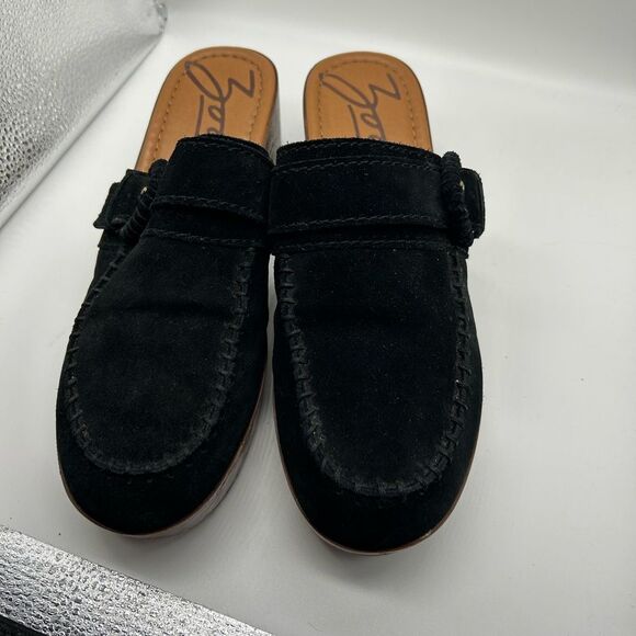 Zodiac Raine Black Suede Clog Size 8.5 - Picture 2 of 11